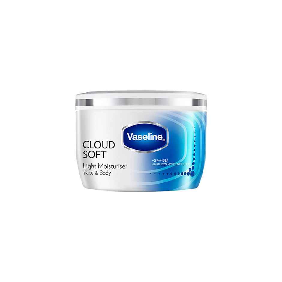 Vaseline Cloud Soft Light Moisturiser | 100 Hours Non-Sticky Hydration |Ceramides & Hyaluron