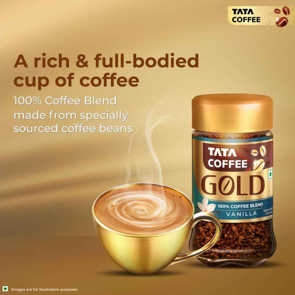 Tata Coffee Gold Vanilla Flavoured Instant Coffee