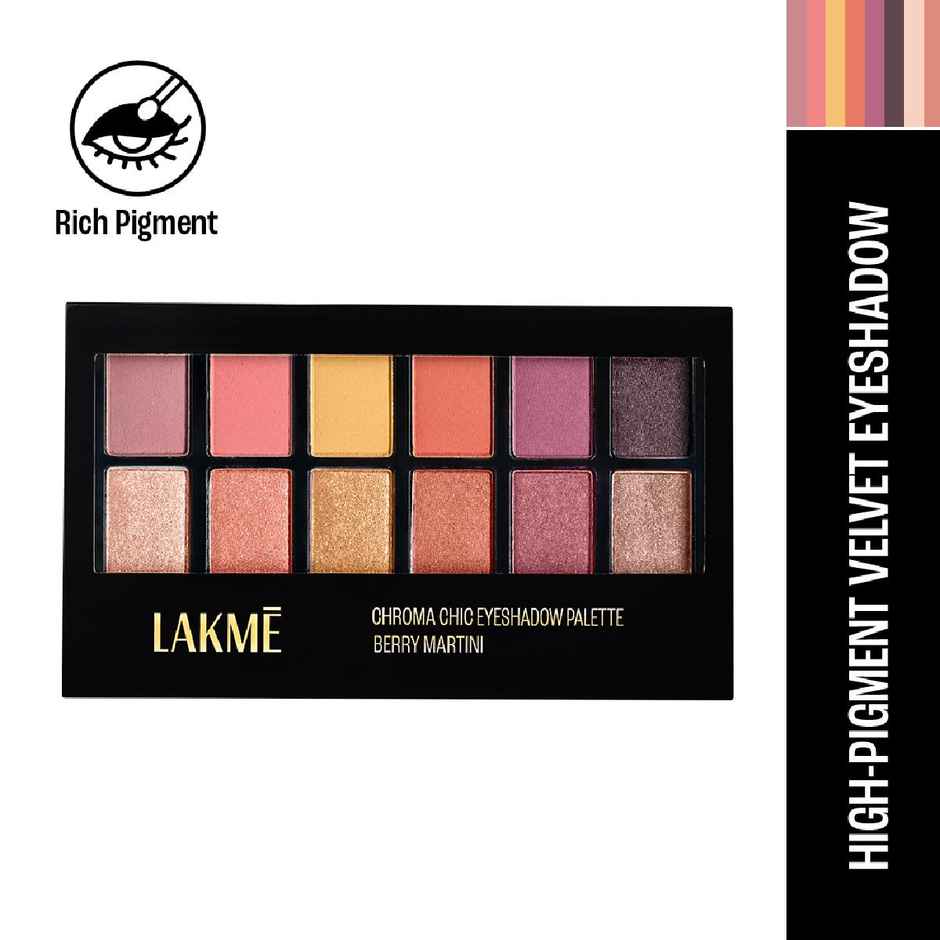 Lakme Glitterati Chroma Chic Eye Shadow Palette | Sundowner