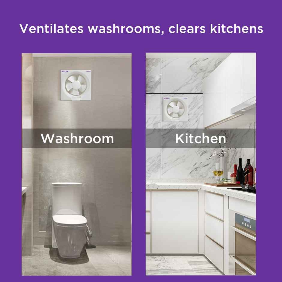 EcoLink Turbo Exhaust Fan | White - 250 mm