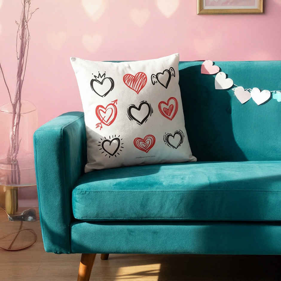 Heart Cross Cushion | Mad Over Prints