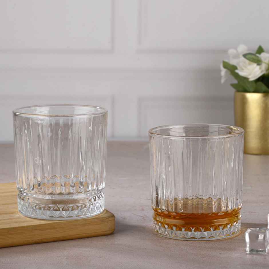 Skb1518 Dubai Whisky Glass | Set of 6 Pcs | 330 ml | Sanjeev Kapoor