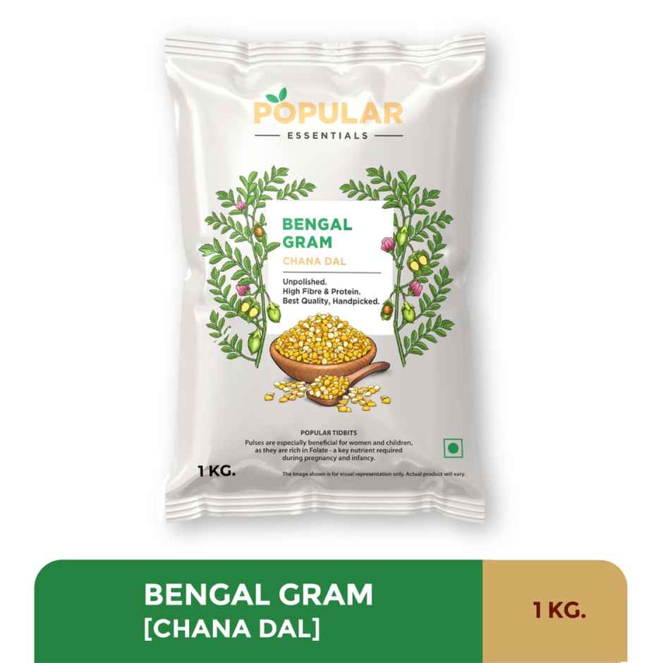 Popular Essentials Chana Dal | Un-Polished