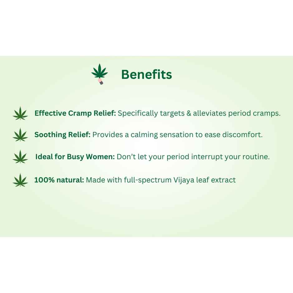 Hampa Hemp Intense Cramping Relief Roll - On