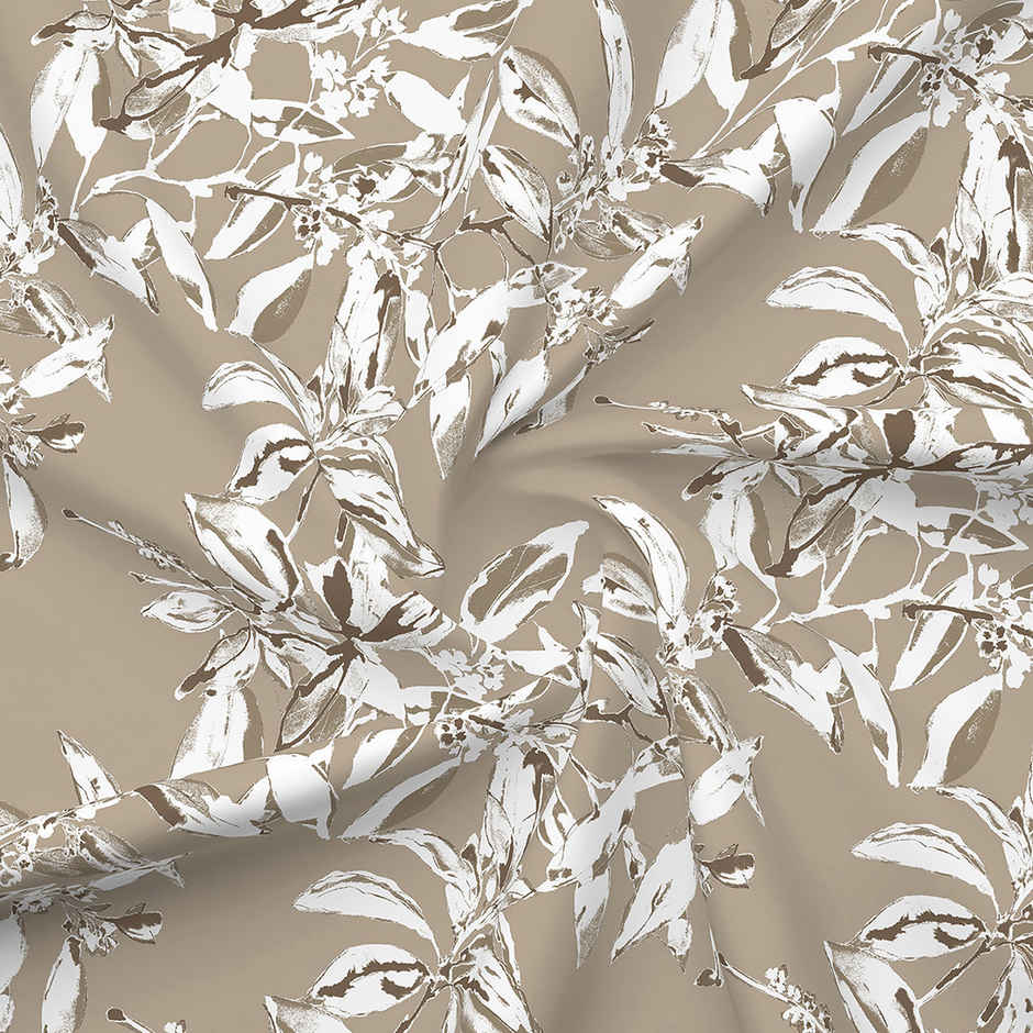 Layers Illumanating Homes 100% Cotton 150 TC Grey Double Bedsheet with 2 Pillow Covers