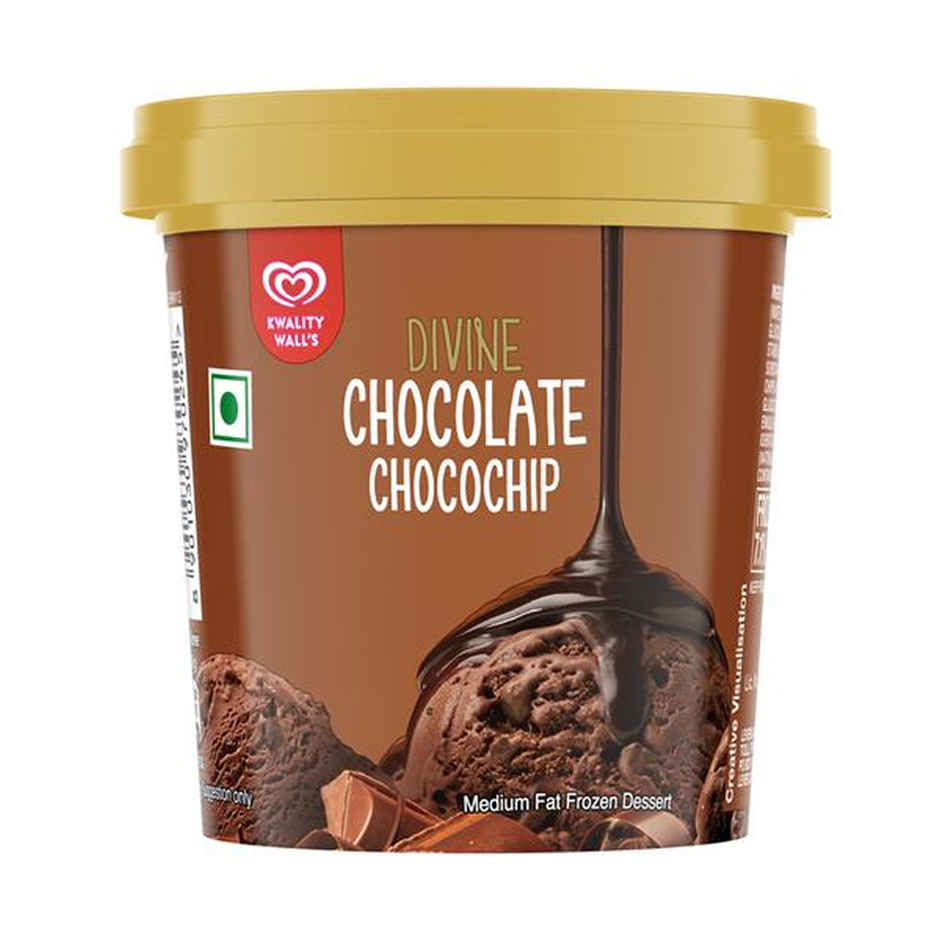 Kwality Wall's Divine Chocolate Chocochip Cup Combo