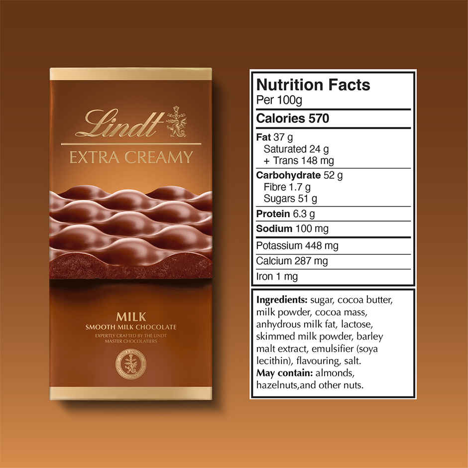 Lindt Extra Creamy Milk Tablet
