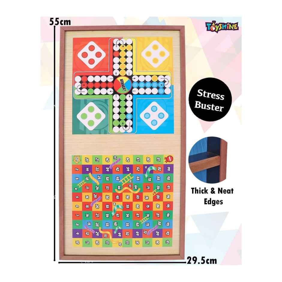 Toyshine Anti-Slip Design Fast Sling Puck Board Game 58 cm | 4 - 10 Years