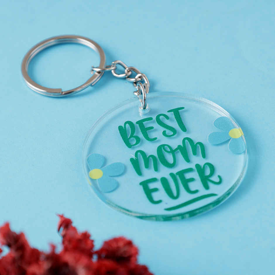 Happy Mail I Love You Mom Keychain