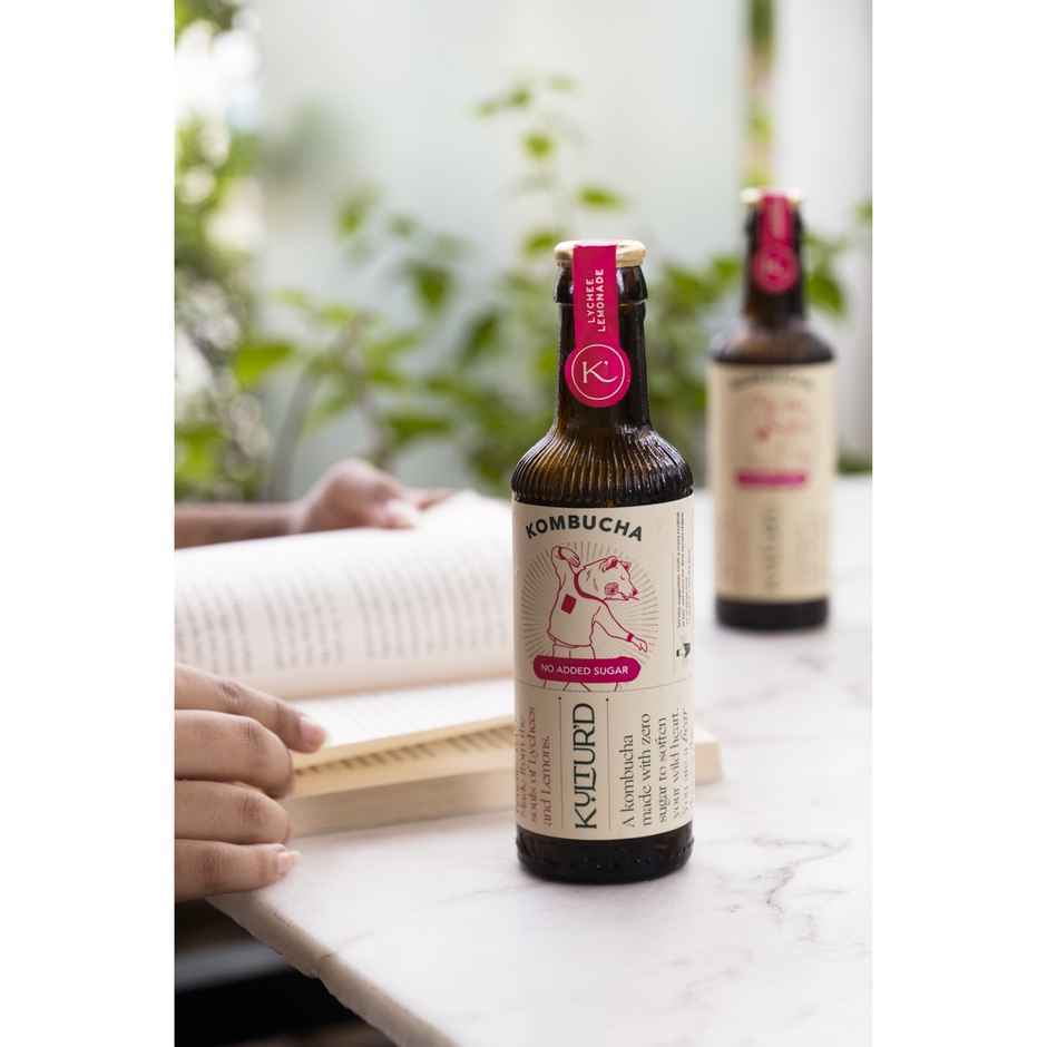 Kultur'D Kombucha Lychee Lemonade Kombucha