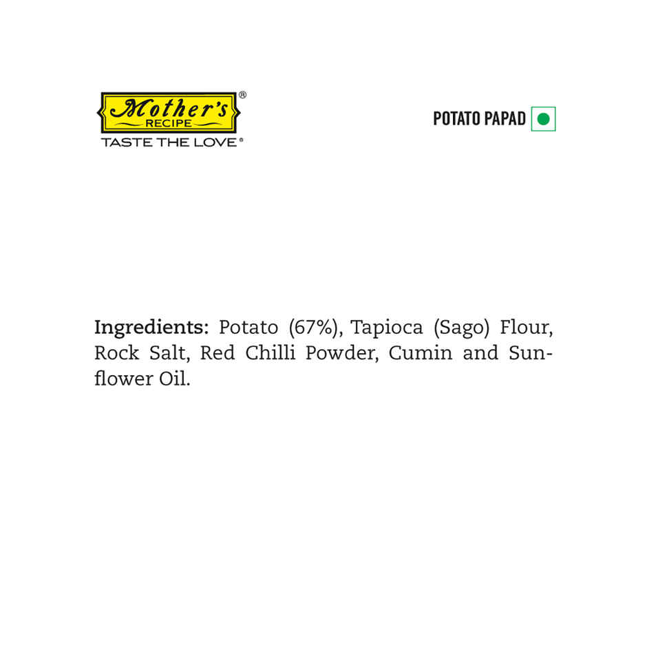 Mother's Recipe Potato Papad