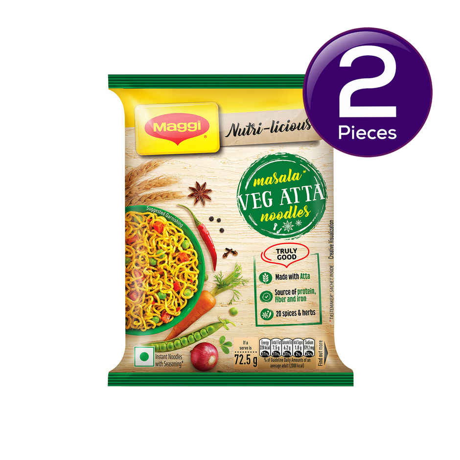 Maggi Nutri-Licious Masala Veg Atta Noodles Combo