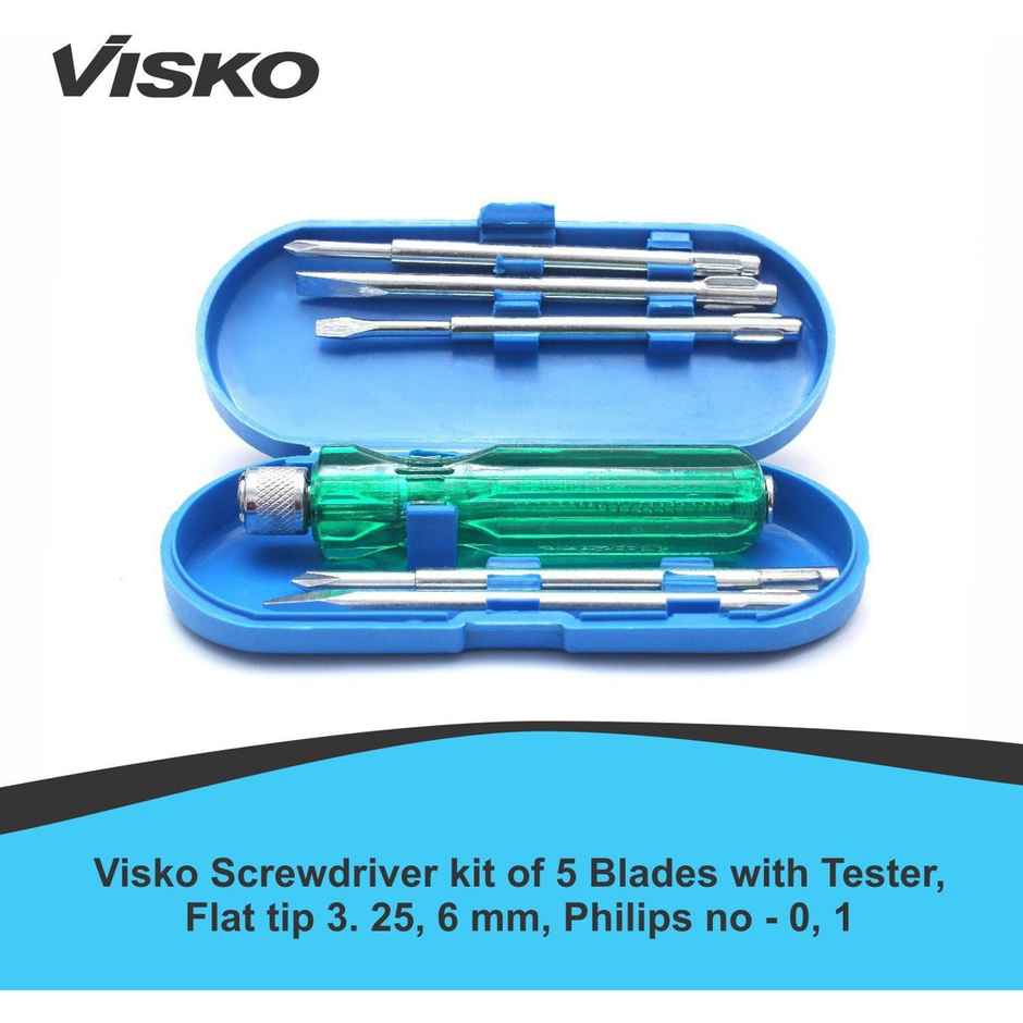 Visko Premium Combination Screwdriver Set - Pack Of 6