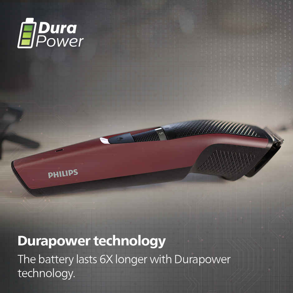 Philips Cordless Beard Trimmer for Men with Lift & Trim Technology|10 Length Setting|BT3302/15