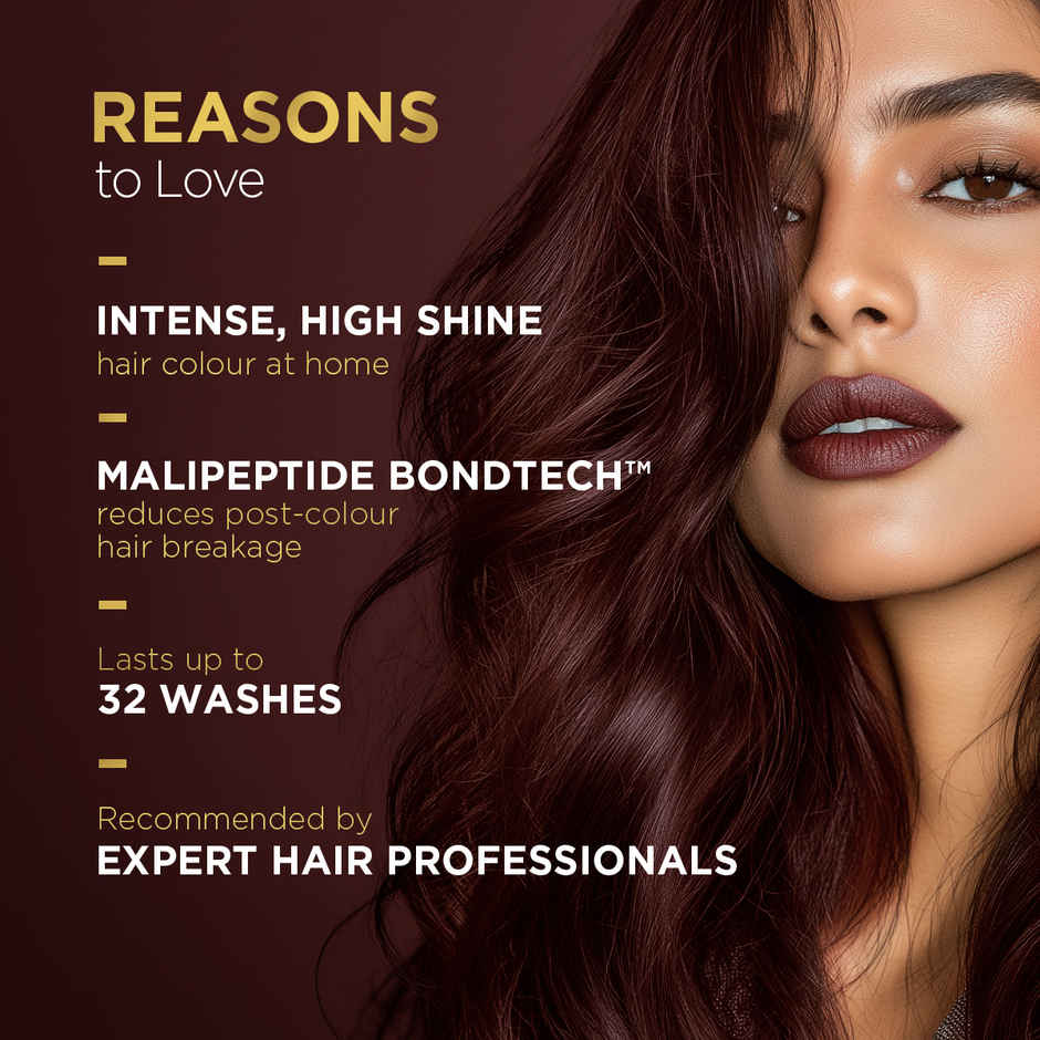 Bblunt Mahogany Salon Secret High Shine Conditioning Hair Colour | Reddish Brown
