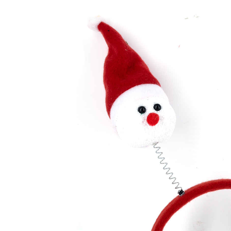 Christmas Snowman With Red Cap Hairband Assorted | Gullak