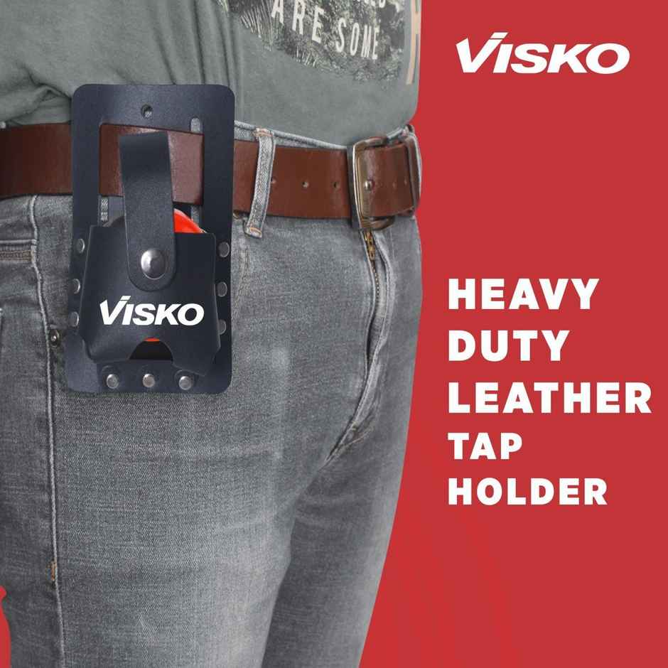 Visko Vlb 021 Leather Tape Holder Heavy Duty Leather Tool Holster | Number Of Pockets - 0