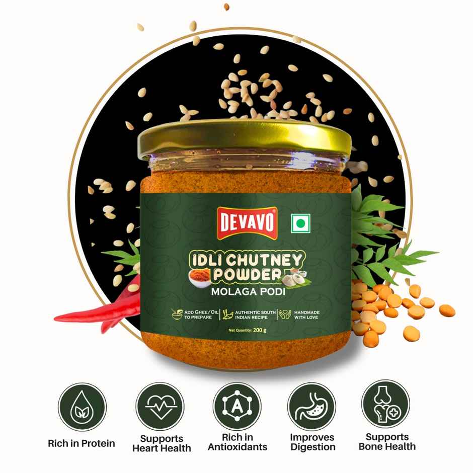 Devavo Idli Chutney Powder Molaga Podi