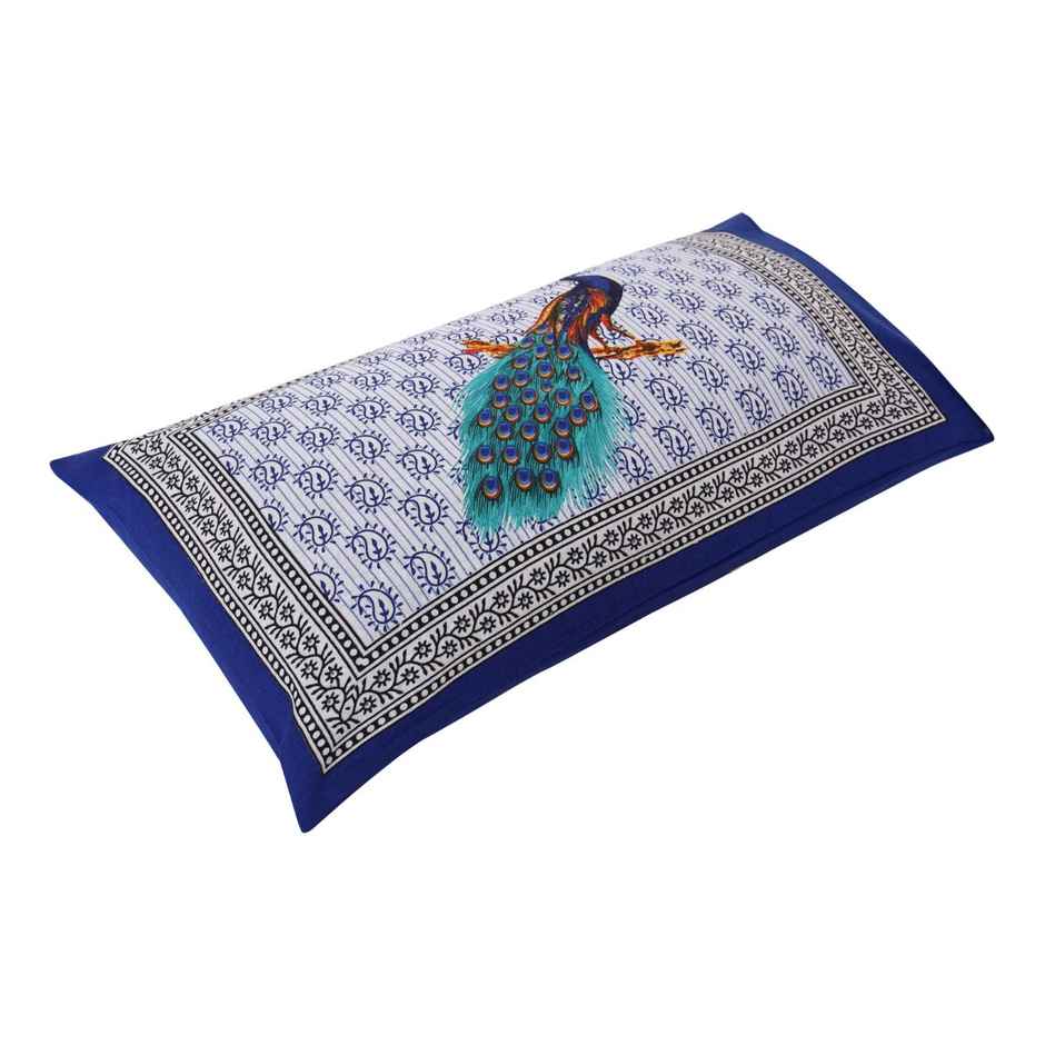 Metro Living 104 Tc Cotton Single Animal Bedsheet | Pack Of 1 | Blue