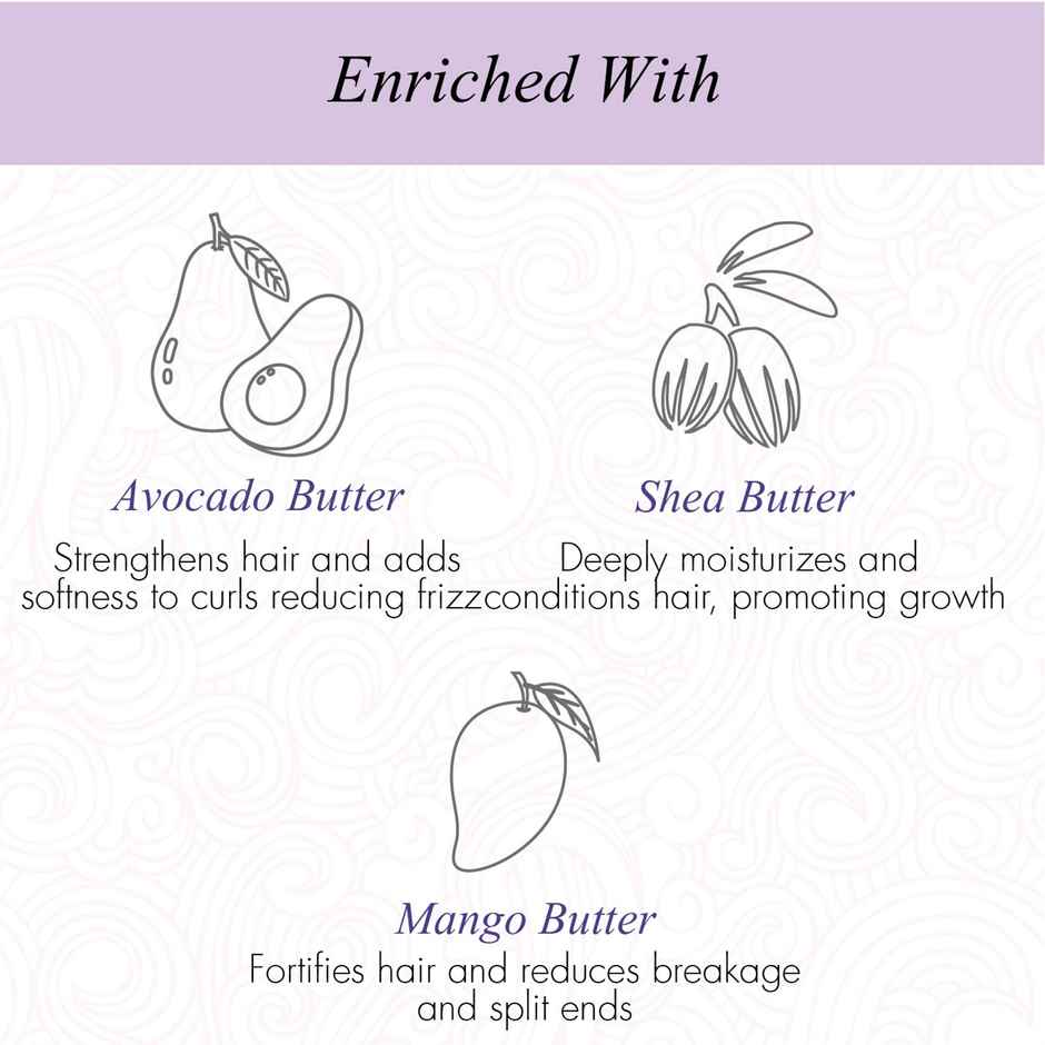 Curl Up Intense Hydrating Hair Mask | Deep Conditioner For Curly Hair & Wavy Hair | Silicone Free