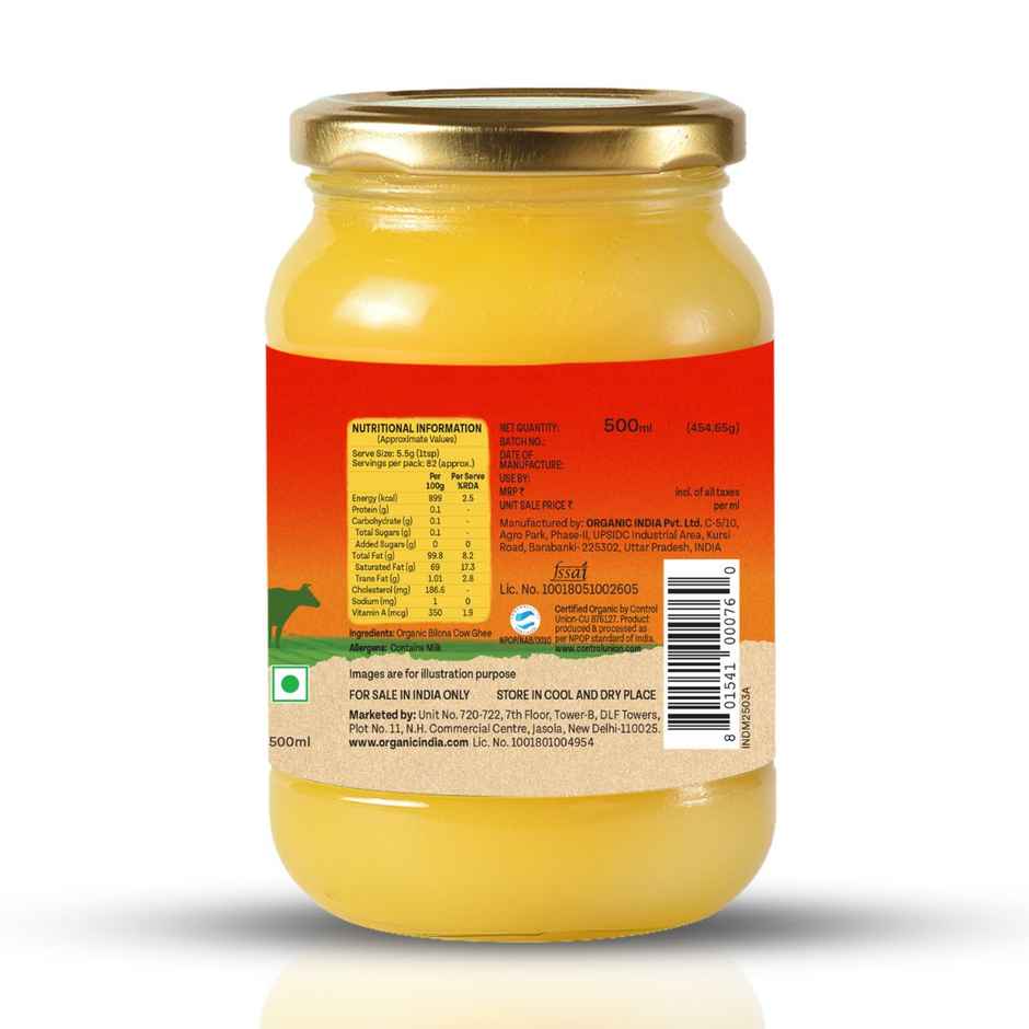 A TATA Product - Organic India Bilona Cow Ghee