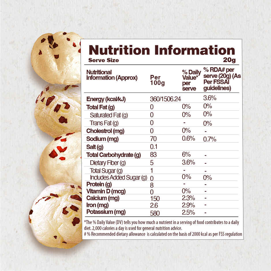 MOM Premium Raw Makhana 100g