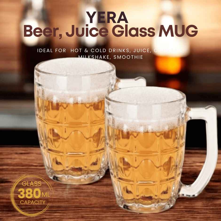Beer Mug Set | 380 ml Each | Yera Glassware