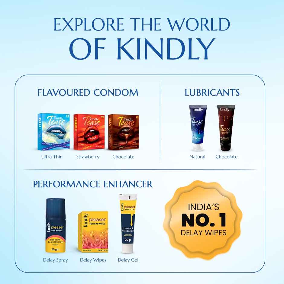 Kindly Health Tease Ultra Thin Condoms