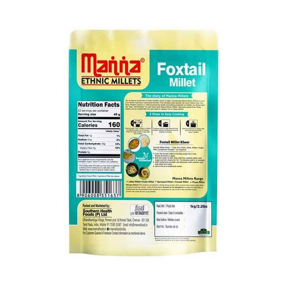 Manna Foxtail Millet