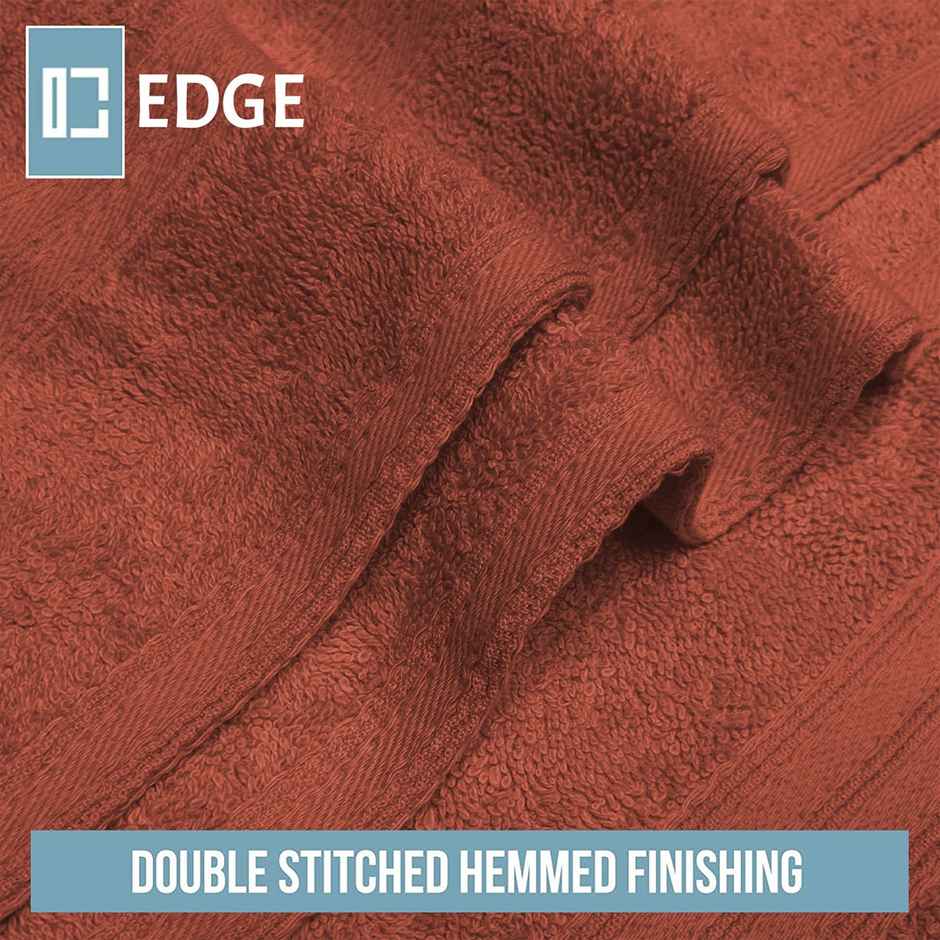 Sassoon Anatolia 100% Cotton Medium Bath Towel | Rust | 60 x 120 cm