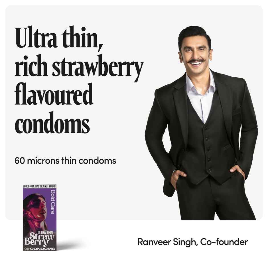 Bold Care 404 By Bold Care Strawberry Flavoured Condoms