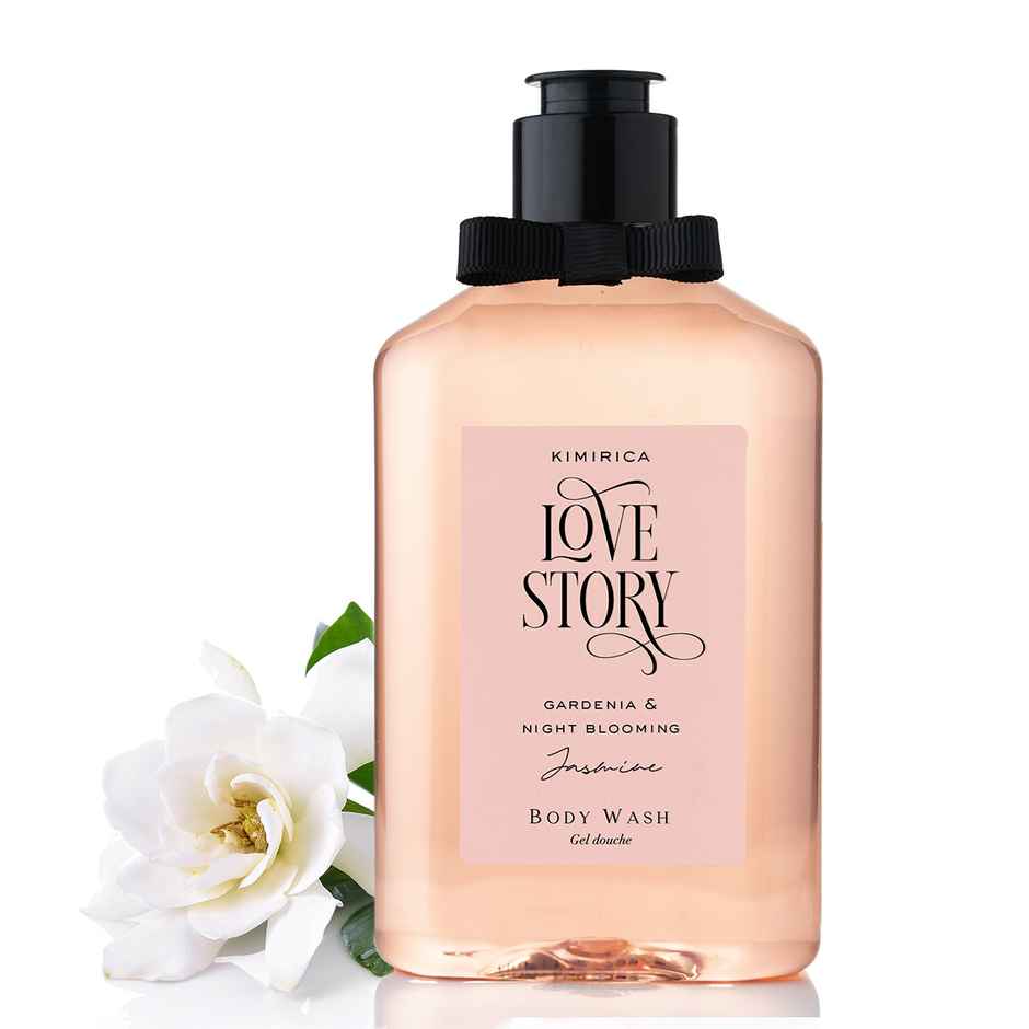 Kimirica Love Story Body Wash | Floral Scented Cleanser with Light Lather for Fresh & Hydrated Skin