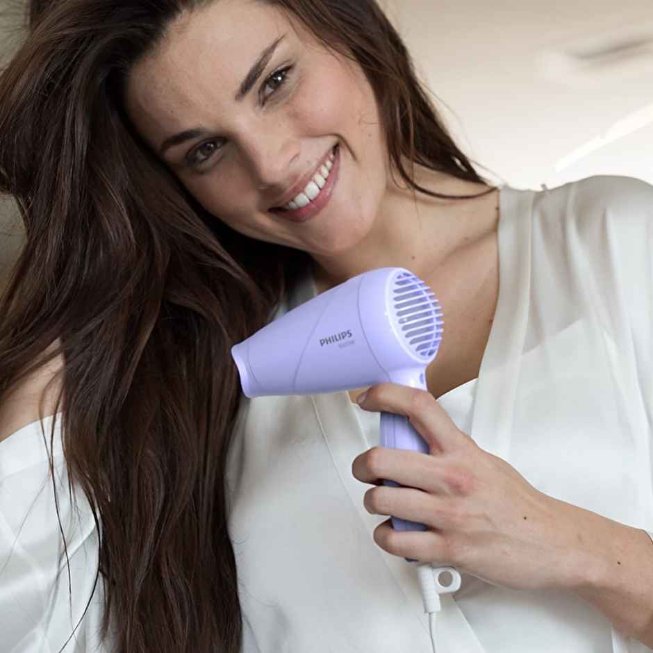 Philips India's No.1 Hair Styling Brand -Hair Dryer 1000W|HP8100/46 Lilac | For Indian Hair