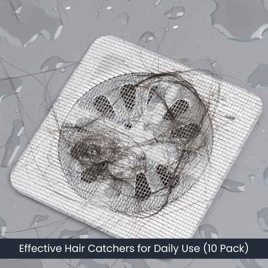 Zulaxy Disposable Drain Hair Catcher & Strainer Cover for Bathroom