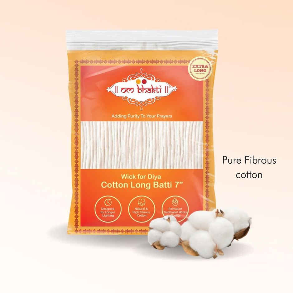 Cotton Long Batti | Om Bhakti