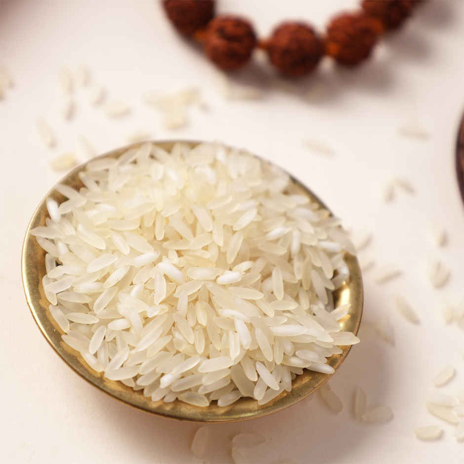 Pure Akshat Rice | Puja Religious Ceremony Offering | Oye Happy