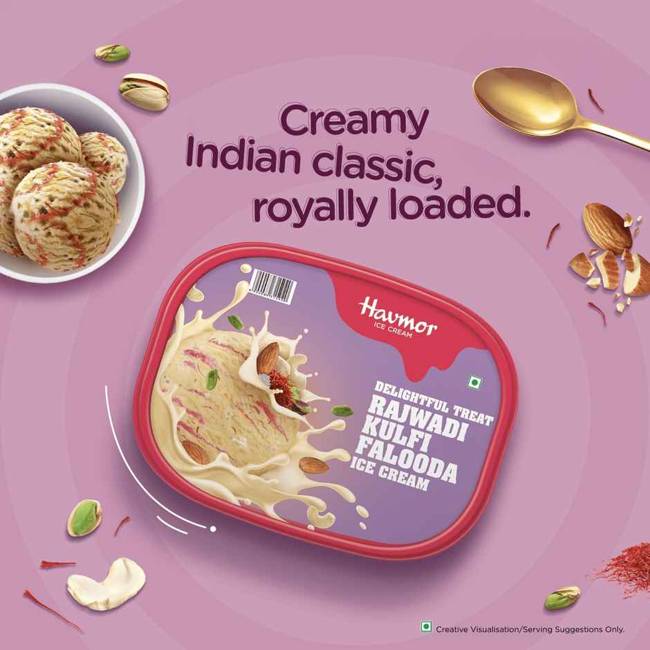 Havmor Rajwadi Kulfi Falooda | Creamy & Refreshing