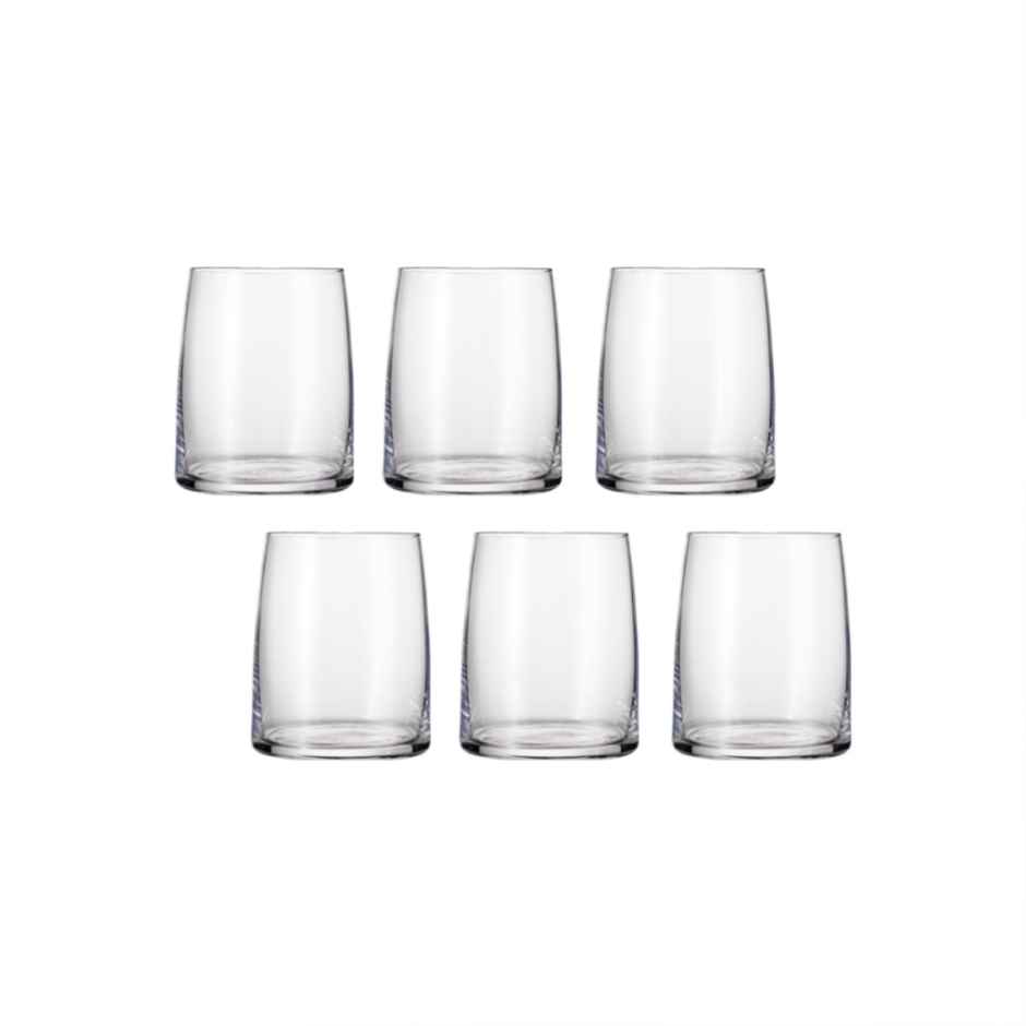 Sanjeev Kapoor Cosmo Rock Glass 330 ml | Set of 6 Piece