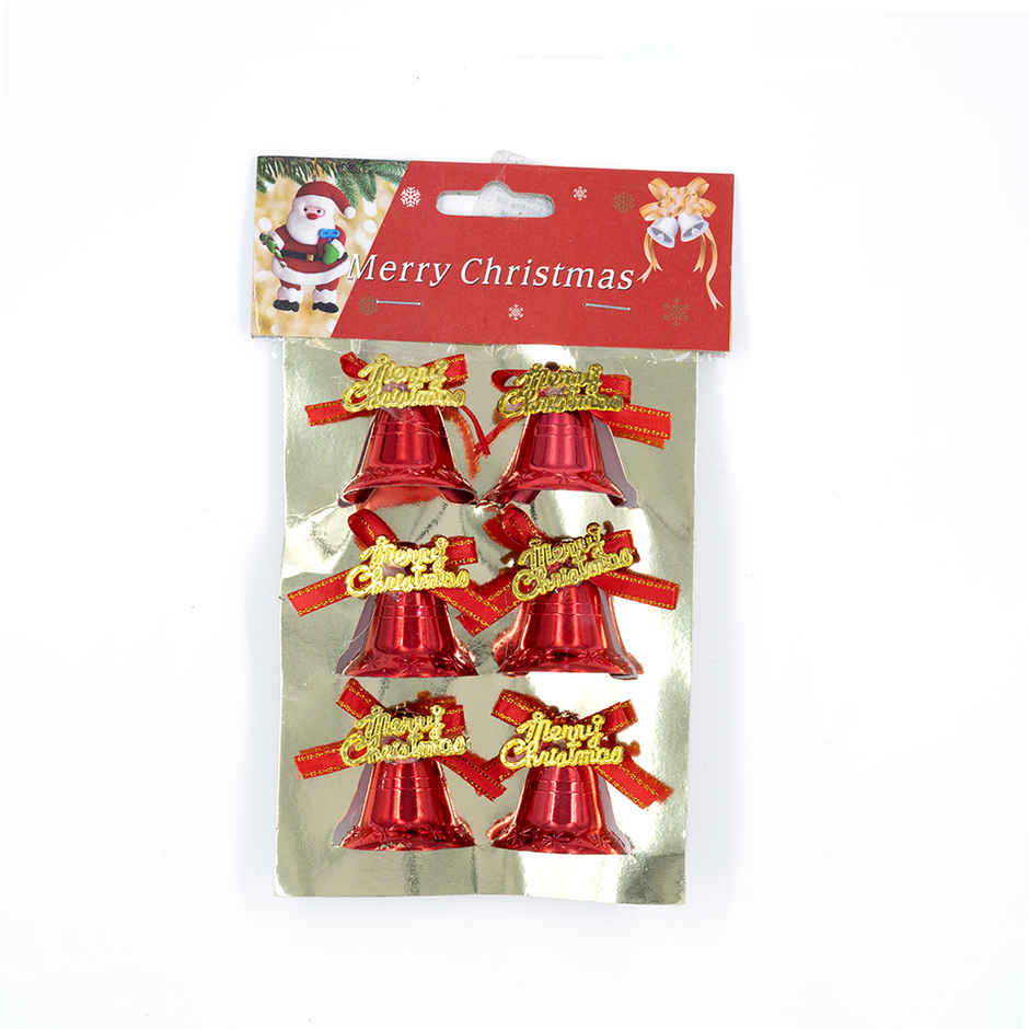 6 pcs Bell In Card 24 Opp Red | Gullak