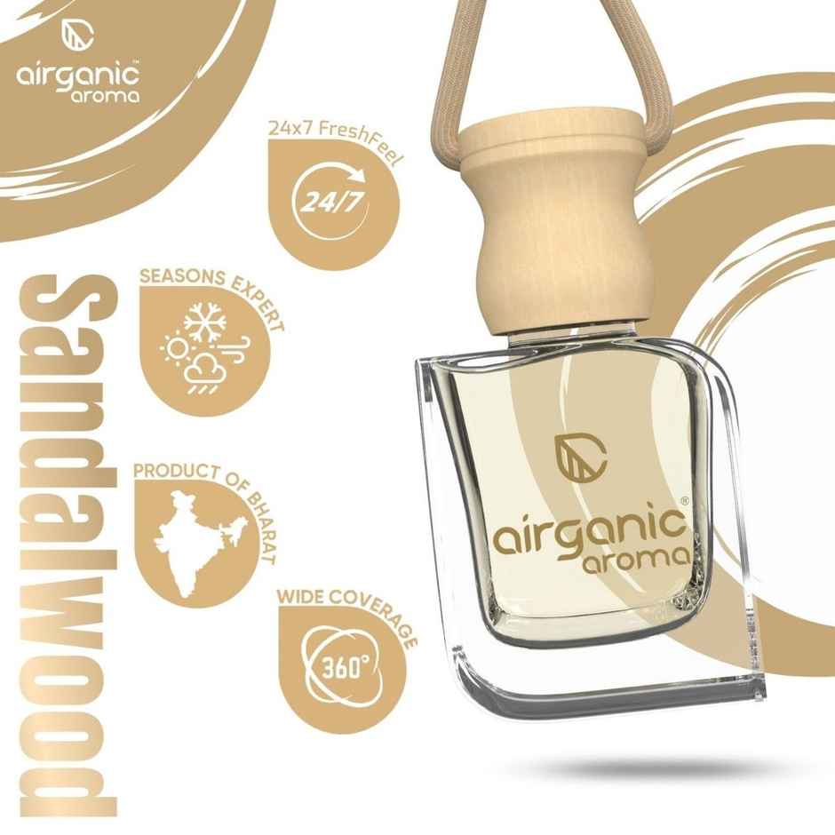 Airganic Swing Prime Combo - Musk, Cool Water & Sandalwood Car Perfume Pods | Natural Oils