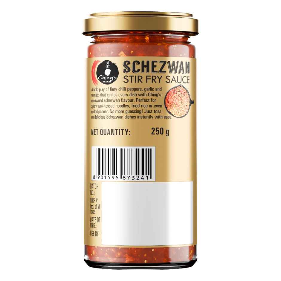 Ching's Premium Schezwan Stir Fry Sauce, Ready to Cook Sauce, No Added Colour, No MSG