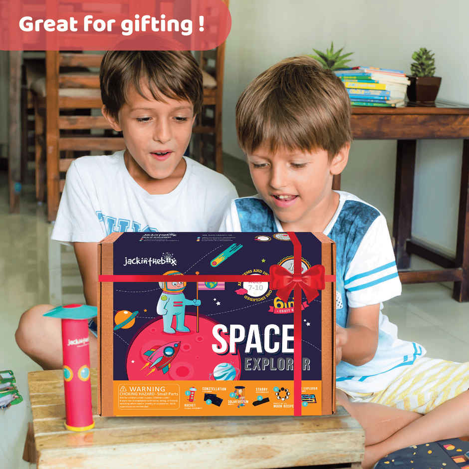 Jackinthebox All Things Space 6-In-1 Art & Craft Kit