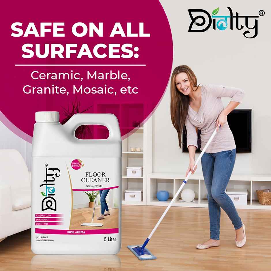 Diolty Ecofriendly Rose Bathroom Surface Cleaner