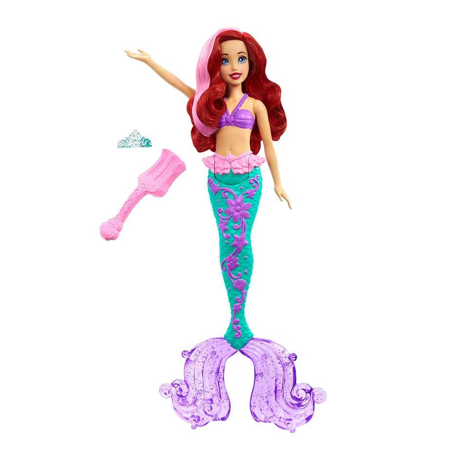DISNEY PRINCESS COLOR SPLASH ARIEL, 3Y+, Multicolour