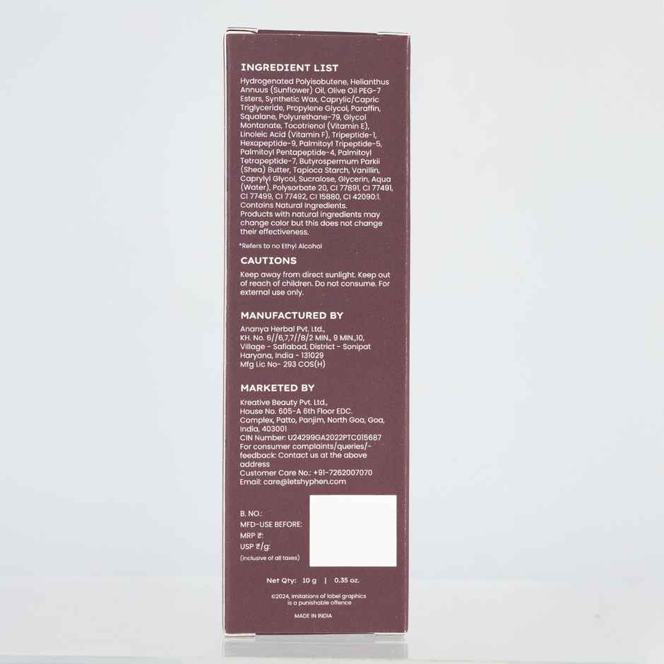 Hyphen Vitamin-Infused Peptide Tinted Lip Balm - Vintage