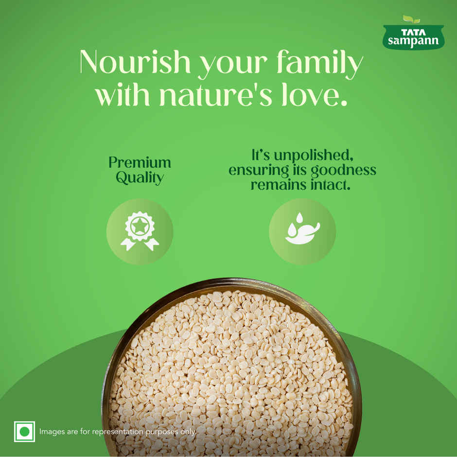 Tata Sampann Urad Dal Split(500gms) & Tata Sampann Unpolished Moong Dal(500gms) Combo
