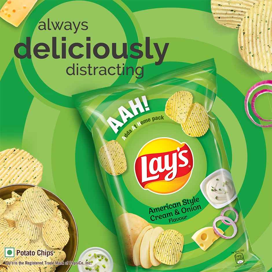 Lay's American Cream & Onion Potato Chips