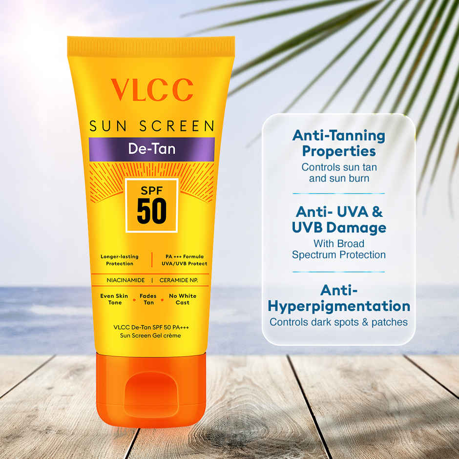 VLCC De-Tan SPF 50 PA+++ Sun Screen Gel Creme