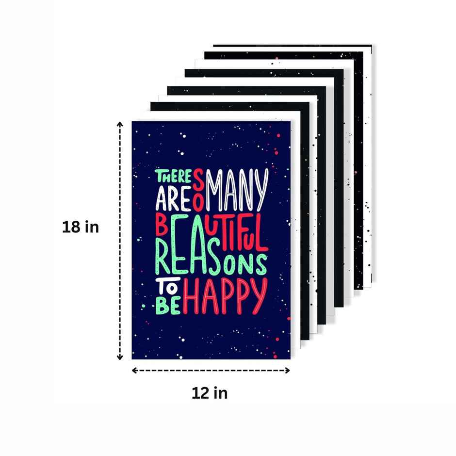 Paper Plane Design Motivational Gym/Fitness Workout Posters | Set of 10 | (12 Inch x 18 Inch) D8