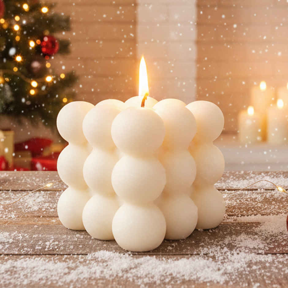 Scented Bubble Candle | Vannila | Samsidhi